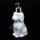 NEWYEARYEAR 300ML dog Ceramic hand washing liquid Bottling soap dispenser Emulsion creative Bathroom accessories Set gift