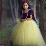 News Top quality Kids Girl princess sofia dress for baby girls snow White Cosplay Costume children Carnival party tutu dresses