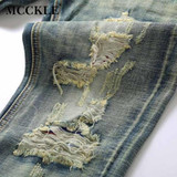 News Fashion Mens Ripped Jeans Pants Slim Fit Distressed Denim Joggers Male Brand Designer Destroyed Jean Trousers