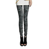 Newly Women Stretch Faux Denim Jeans Leggings  Skinny Slim Pencil Pants