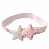 Newly Design Girls Two Star Headbands Newborn Infant Hair Accessories Kids Headwear Baby Headdress Children Elastic Hair Bands