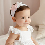 Newly Design Girls Two Star Headbands Newborn Infant Hair Accessories Kids Headwear Baby Headdress Children Elastic Hair Bands