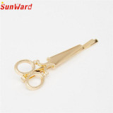 Newly Arrival Fashion Cheap Hair Clip Hair Accessories Headpiece Hairpin scissors Headwear Gold Silver Best Selling 160419