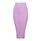 newest yellow pink green blue nude black summer women skirts fashion split bodycon bandage skirt sexy pencil skirt wholesale