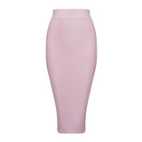 newest yellow pink green blue nude black summer women skirts fashion split bodycon bandage skirt sexy pencil skirt wholesale