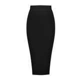 newest yellow pink green blue nude black summer women skirts fashion split bodycon bandage skirt sexy pencil skirt wholesale
