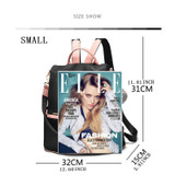 Women Fashion Waterproof Oxford Bags Solid Large Capacity Anti-theft Multifunctional Zipper Backpack