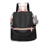 Women Fashion Waterproof Oxford Bags Solid Large Capacity Anti-theft Multifunctional Zipper Backpack