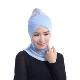 New Stylish Hijab Islamic Head Wear Under Scarf Bone Bonnet Neck Chest Cover