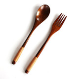 New Style Wooden Tableware Bamboo Kitchen Cooking Tool Soup Teaspoon Catering Cozinha Cozinhar Dinnerware Accessories