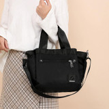 Women's Casual Color Matching Waterproof Nylon Bag Multi-pocket Zipper Handbags