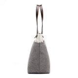 Women's Casual Color Canvas Matching Large Capacity Multi-pocket Zipper Handbags