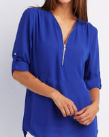New Style V-Neck Long Sleeve Blouse Chiffon Blouse Fashion Ladies Women Casual Tops Shirt Women Summer Loose Top blusa feminina