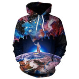 New Style Hoodies Sweatshirts Galaxy Space 3D Printed Hoodie Hooded Hoody Bts
