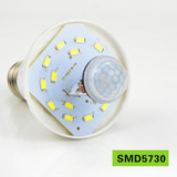 PIR Motion Sensor LED light E27 5W 7W 9W 12W CDS Night Sensor lamp Bulb Smart PIR Switch 220V Pathway Corridor Stairs lighting