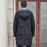 Pioneer Camp Thick winter down jacket men brand clothing long Warm down coat men top quality white duck down jacket male parka
