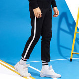 Pioneer Camp New winter thick sweatpants men brand-clothing black heavyweight straight fleece warm trousers male AWK702325