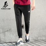 Pioneer Camp new black joggers men brand clothing casual pants for men quality 100% cotton trousers male sweatpants AWK702255