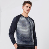Pioneer Camp New arrival hoodies men brand clothing fashion striped sweatshirts male top quality 100% cotton tracksuit AWY703060