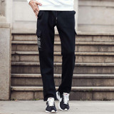 Pioneer Camp New arrival autumn winter pants men brand clothing male black warm sweatpants mens black fashion trousers 622134