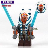 PG682 Anakin Skywalker Sith Face Single Sale 9494 Mini Dolls w/Cape &amp; Light Saber BuildingBlocks Kids Christmas Gift Toys PG8034