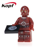 PG659 Building Blocks Super Heroes C-3PO Protocol Droid Shore Trapper Star Wars C3PO Bricks Model Education Gift Children Toys