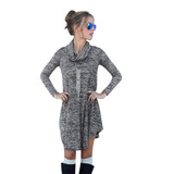 Feitong Women Sweater Dress 2017 Winter Casual Long Sleeve Loose Knitted Jumper Pullover Turtleneck Warm Sweater Dress Plus Size Feitong Women Sweater Dress 2017 Winter Casual Long Sleeve Loose Knitted Jumper Pullover Turtleneck Warm Sweater Dress Plus Size