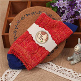 Feitong Vintage Fashion Autumn And Winter Women Casual Pile Of Socks  Cotton Female Socks Women Socks
