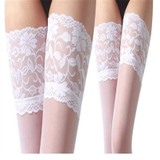 FEITONG sexy nylon stockings Sexy Womens Lace Top Thigh High Stockings White long stocking women over knee sexy stockings Kousen FEITONG sexy nylon stockings Sexy Womens Lace Top Thigh High Stockings White long stocking women over knee sexy stockings Kousen