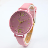 Feitong New Geneva 2016 Ladies Fashion Watches Women Dress Watch Quarzt relojes mujer PU Leather Casual Watch Relogio feminino