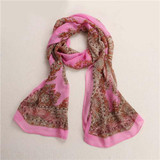 Feitong Fashion Vintage Silk Scarf Women Lady Long Soft Chiffon Scarf Wrap Shawl Stole Brand Scarves echarpes foulards femme