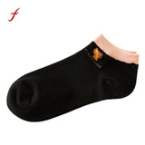 feitong Besting New Arrival Sock Slippers 1Pair Unisex Comfortable Stripe Cotton Sock Slippers Short Ankle Socks
