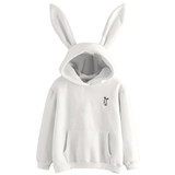 Feitong 2018 Hoodies Harajuku Womens Long Sleeve Rabbit Hoodie Sweatshirt Pullover Tops Blouse Hoodies Winter Season unicorn Hot