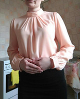 Feitong 2018 Blusas feminina Women Elegant Chiffon Blouses Sexy Blouse Shirt Ladies Casual Long Sleeve Work Office Shirt Tops