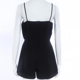 Feitong 2017 New Women Sexy Halter Deep V Playsuit Bodycon Party Jumpsuit Romper Combinaison short femme Clubwear 4XL#E0