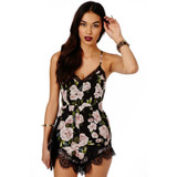 Feitong 2017 macacao feminino Summer Sexy Lace Halter V Neck Floral Playsuit Shorts Rompers Womens Bodysuit Overall Jumpsuits Feitong 2017 macacao feminino Summer Sexy Lace Halter V Neck Floral Playsuit Shorts Rompers Womens Bodysuit Overall Jumpsuits