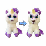 Feisty Pets Funny Change Face Plush Toys Animal Dolls Children Toys For Girls Prank Toy Christmas Gift Fast Shipping