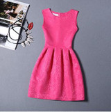Fashion Bottoming Dress Summer Style New Women Dress Vintage Printing Sexy Party Dresses vestidos Leisure Plus Size Summer Dress