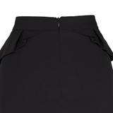 Fashion Black Red Pencil Skirts Womens Slim OL Midi Skirt Bandage Female Saia Sexy Office Skirt Faldas High Waist Ladies Skirts