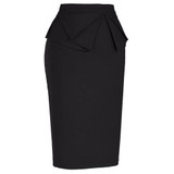 Fashion Black Red Pencil Skirts Womens Slim OL Midi Skirt Bandage Female Saia Sexy Office Skirt Faldas High Waist Ladies Skirts