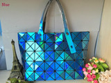 Fashion BAOBAO bag for Wome Diamond Geometry Lattice bag Tote women's handbags hologram laser bao bao bag famous logo inside