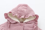 Fashion Baby Jacket Winter Girls Outwear Casual Hooded Coats Kids Jackets toddle infant Girl Clothes Autumn