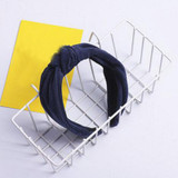 Fashion Baby Hair Hoop Leisure Girl Twisted Headband Wide Band Princess Turban Hairband Wedding Party Hair Accessories