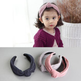 Fashion Baby Hair Hoop Leisure Girl Twisted Headband Wide Band Princess Turban Hairband Wedding Party Hair Accessories