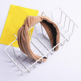 Fashion Baby Hair Hoop Leisure Girl Twisted Headband Wide Band Princess Turban Hairband Wedding Party Hair Accessories