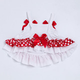 Fashion Baby Girls Swing Top Set Polka Dot Swing Ruffled Outfits With Matching Bloomer Headband Sets Girl Clothing Infant X006 Fashion Baby Girls Swing Top Set Polka Dot Swing Ruffled Outfits With Matching Bloomer Headband Sets Girl Clothing Infant X006