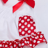 Fashion Baby Girls Swing Top Set Polka Dot Swing Ruffled Outfits With Matching Bloomer Headband Sets Girl Clothing Infant X006 Fashion Baby Girls Swing Top Set Polka Dot Swing Ruffled Outfits With Matching Bloomer Headband Sets Girl Clothing Infant X006
