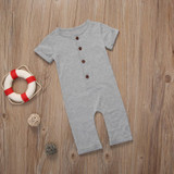 Cotton short Sleeve Baby Rompers Soft Infant Baby girls Clothing Set Jumpsuit 2017 newborn baby boy girl autumn winter clothes