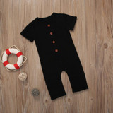 Cotton short Sleeve Baby Rompers Soft Infant Baby girls Clothing Set Jumpsuit 2017 newborn baby boy girl autumn winter clothes