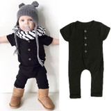 Cotton short Sleeve Baby Rompers Soft Infant Baby girls Clothing Set Jumpsuit 2017 newborn baby boy girl autumn winter clothes